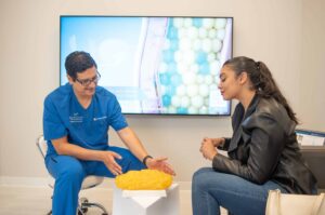 treatment discussion with patient