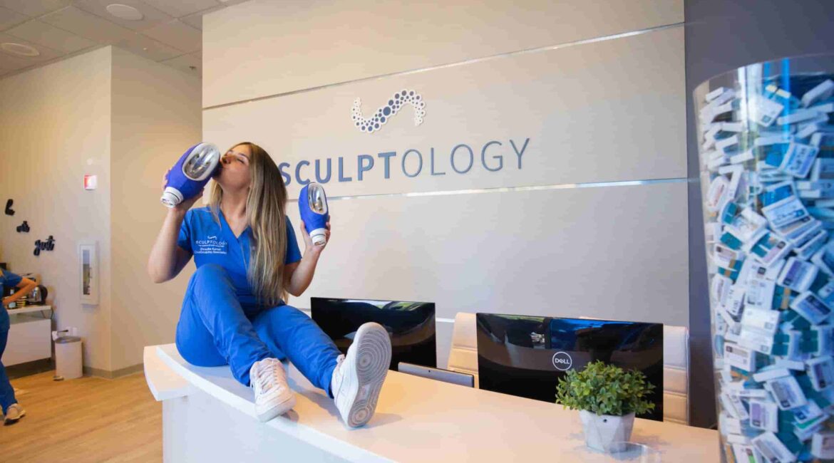 sculptology office reception area