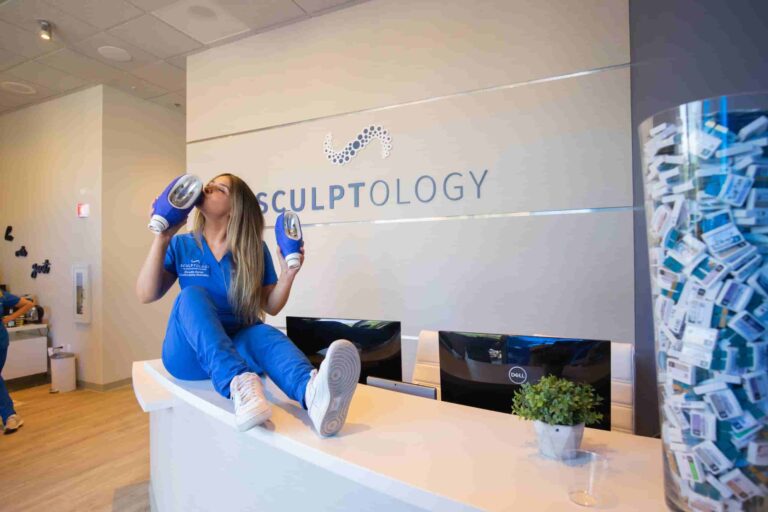sculptology office reception area